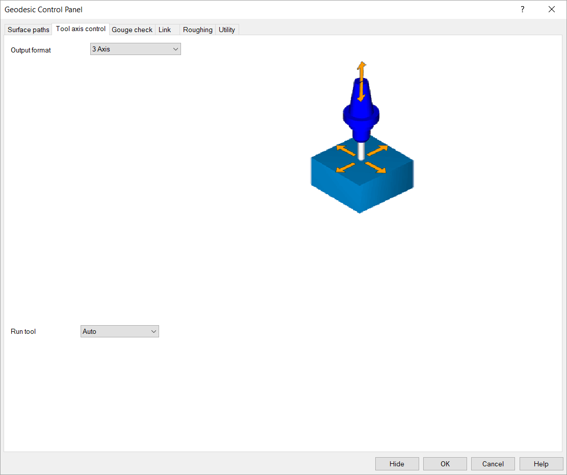Local Operations 3X Geodesic Tool Axis Control