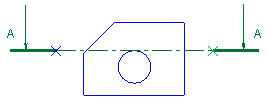 section line parallel drag popup